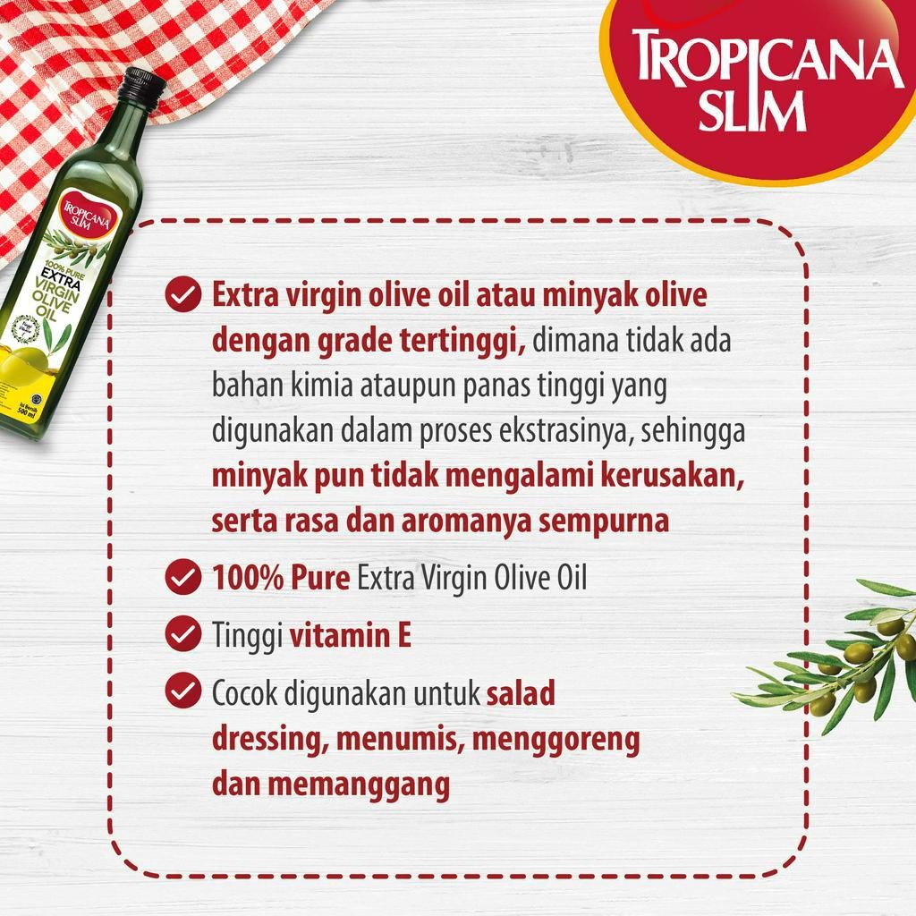 Tropicana Slim Extra Virgin Olive Oil Minyak Zaitun 500ml