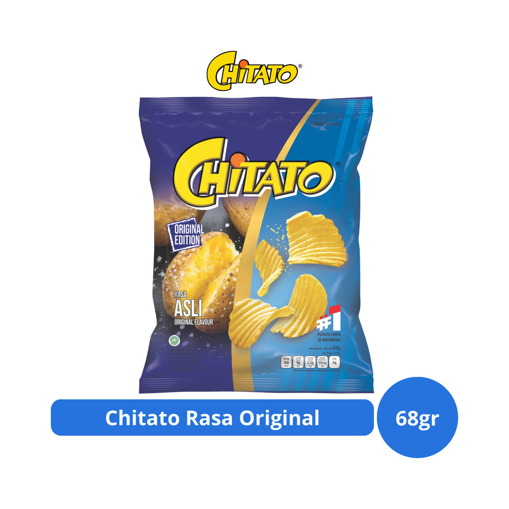 Chitato Keripik Kentang Rasa Original 68gr