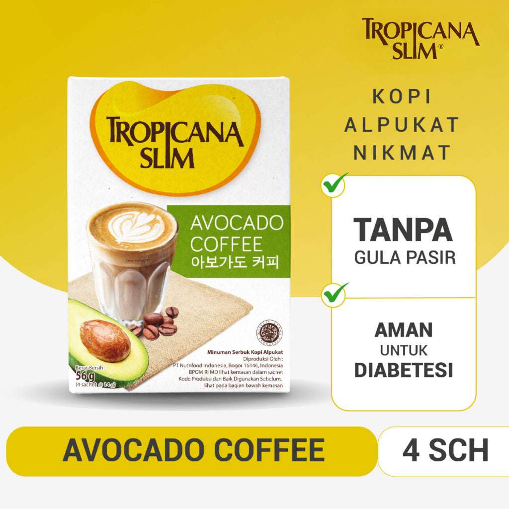 Tropicana Slim Avocado Coffee 4s @ 14gr