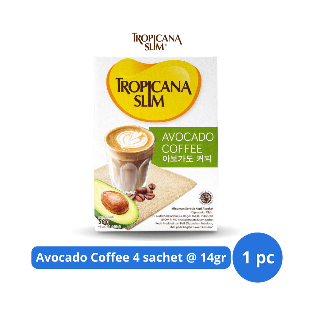 Tropicana Slim Avocado Coffee 4s @ 14gr