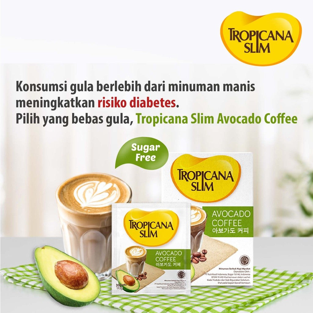 Tropicana Slim Avocado Coffee 4s @ 14gr
