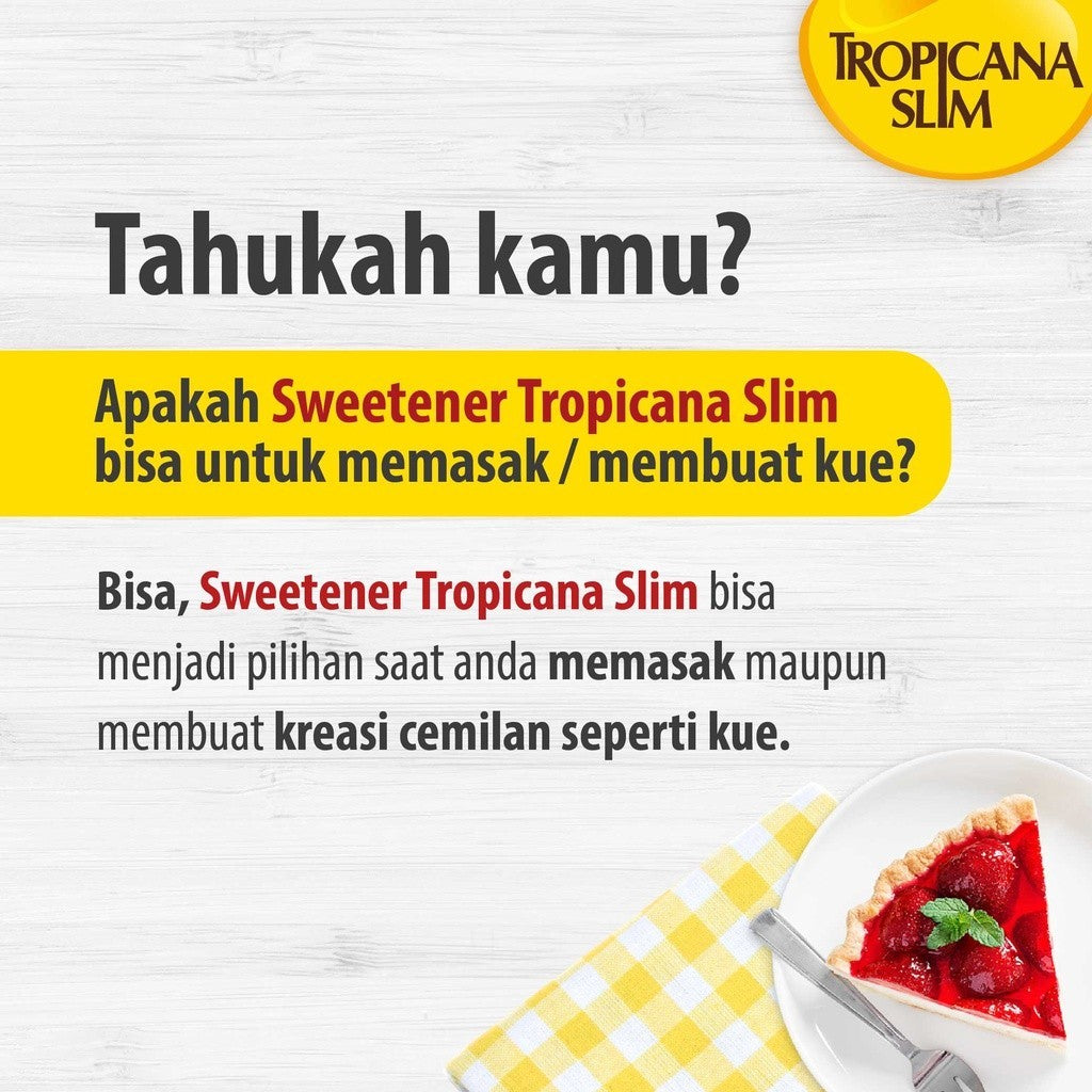 Tropicana Slim Sweetener DIABTX 100s @ 2gr