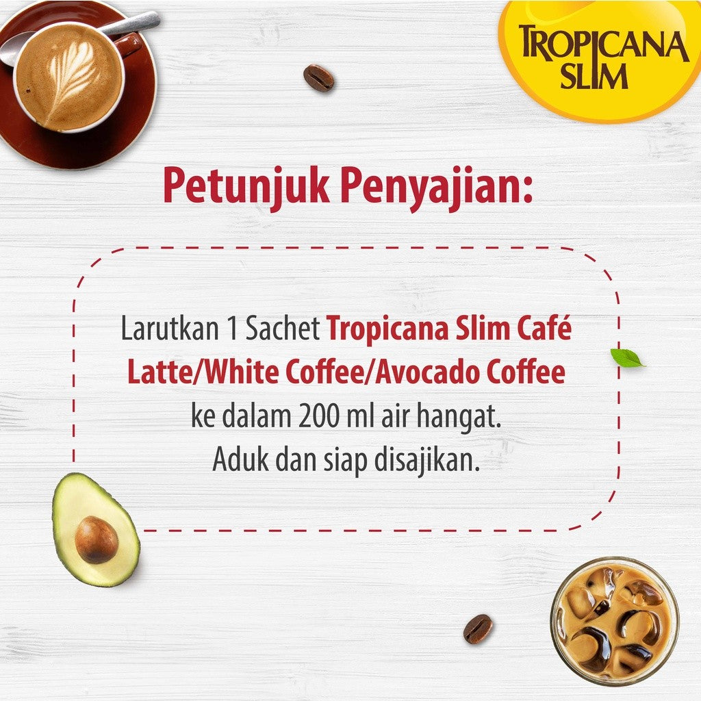 Tropicana Slim Avocado Coffee 4s @ 14gr