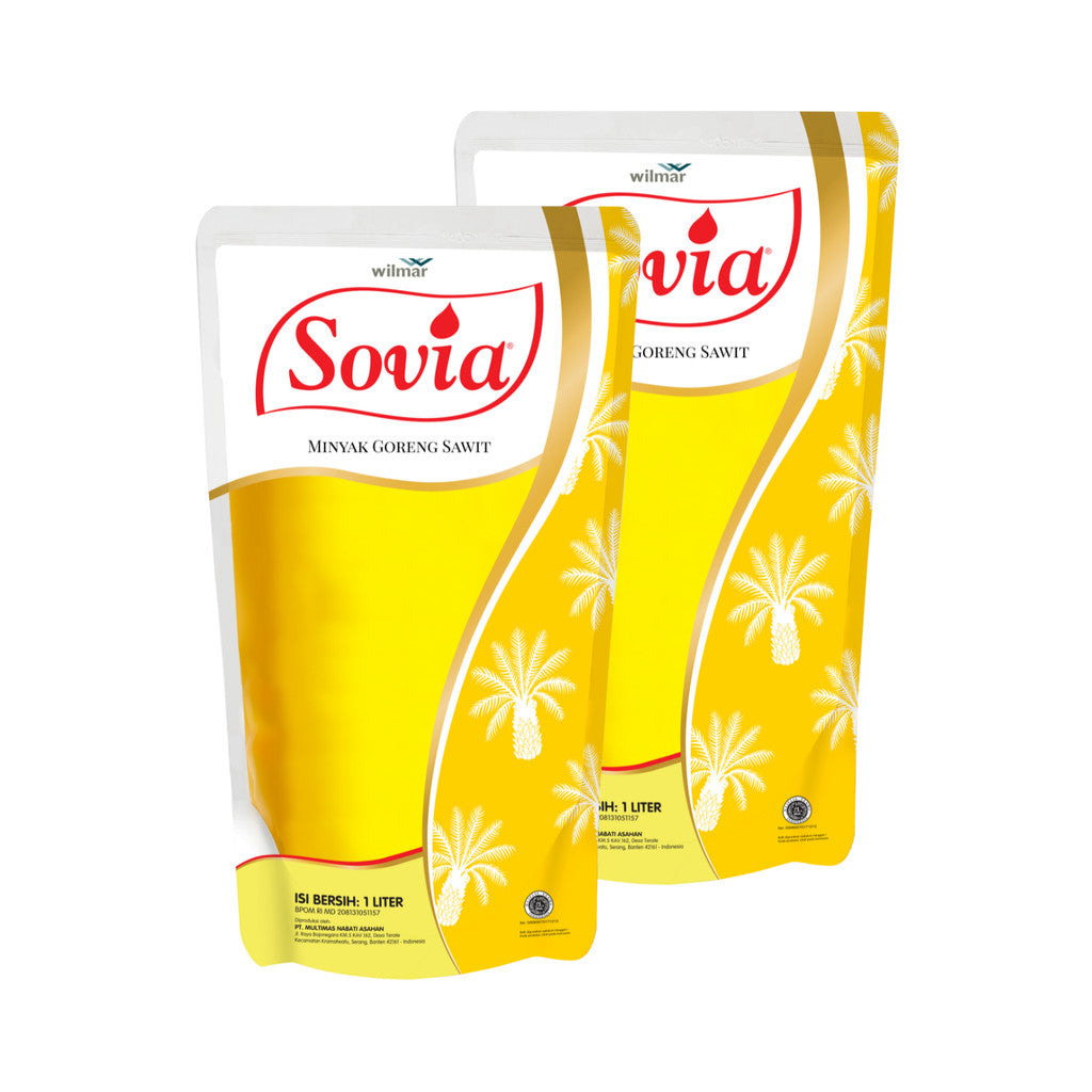 Sovia Minyak Goreng Sawit Pouch 1L x 2 pcs