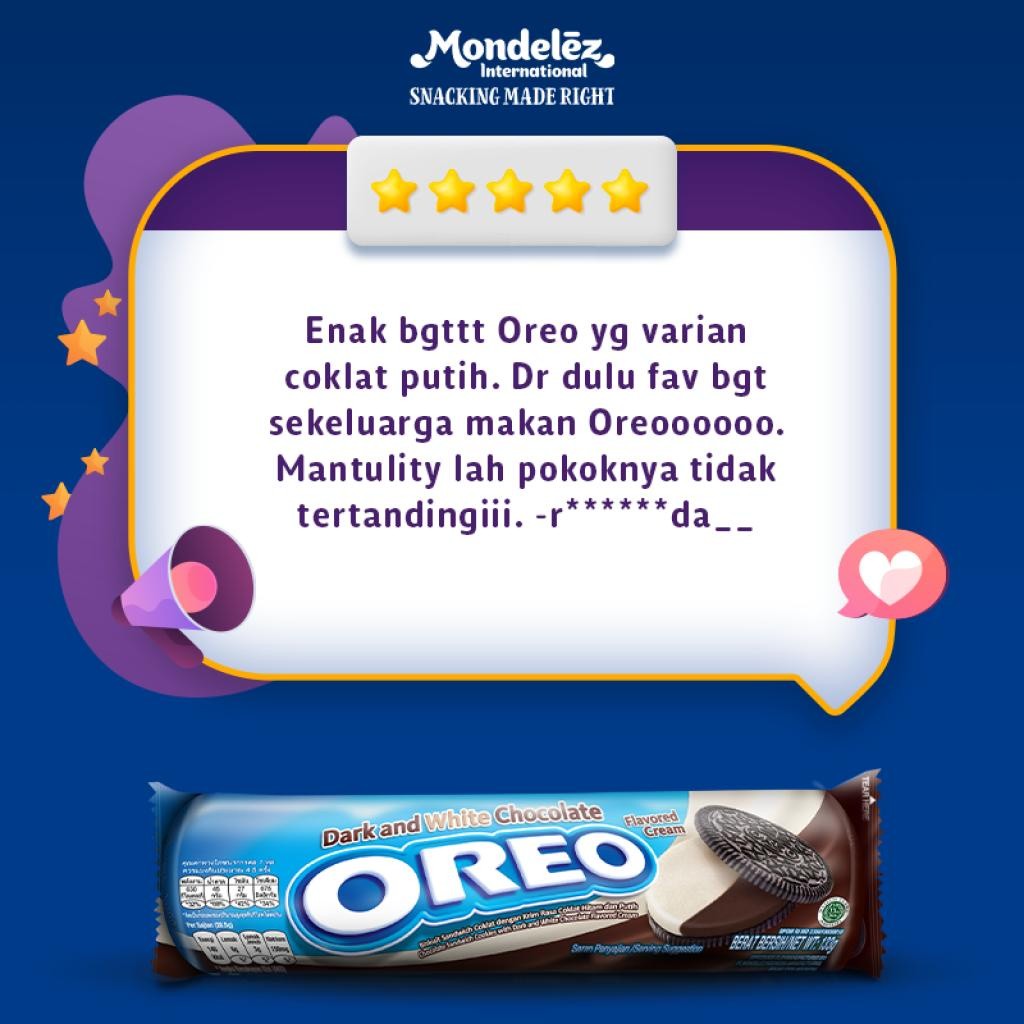 Oreo Biskuit Dark & White Chocolate 2 x 119.6 gr