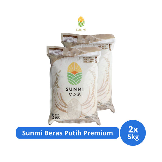 Sunmi Beras Putih Premium 5kg x 2 pcs