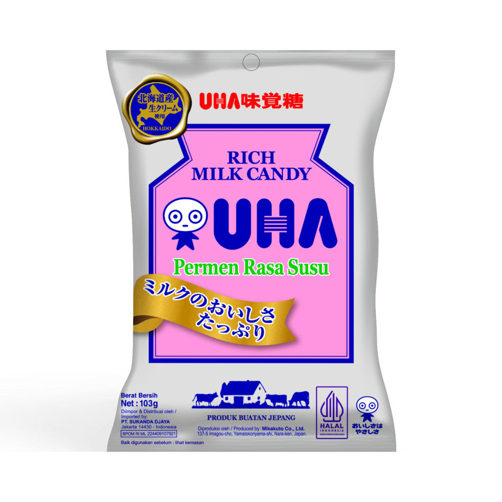 UHA Rich Milk Candy 103gr