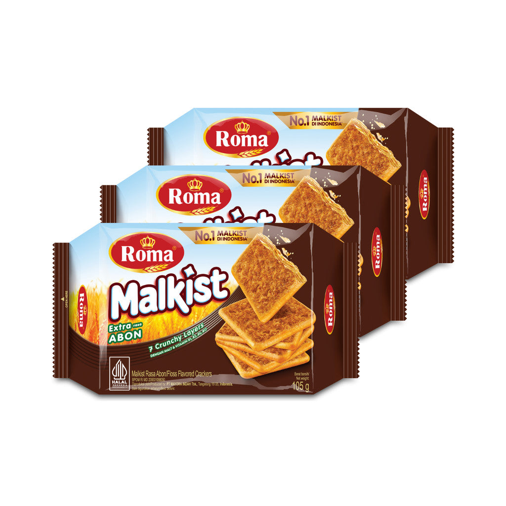 Roma Malkist Abon 105gr x 3 pcs