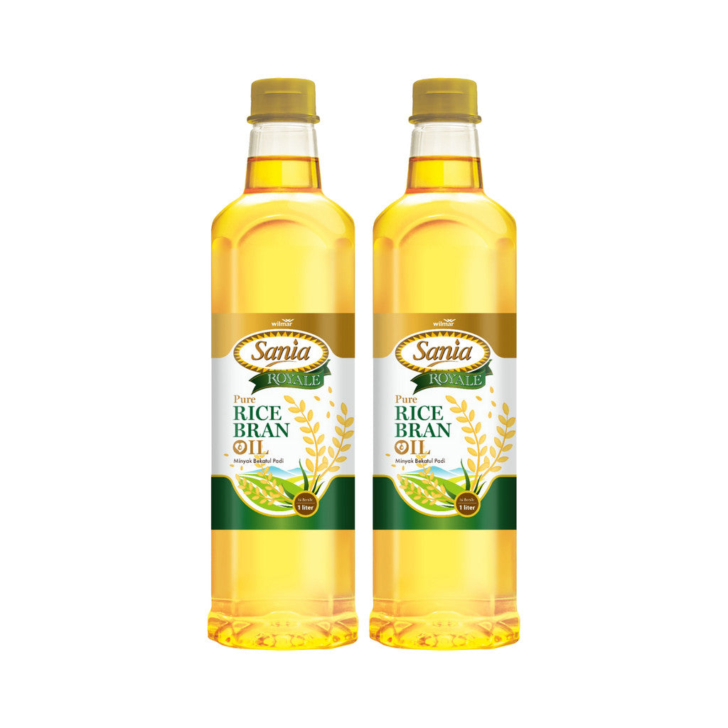 Sania Royale Pure Rice Bran Oil 1L x 2 pcs