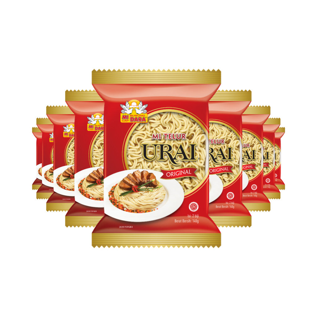 Burung Dara Mi Telur Urai Original 140gr x 9 pcs