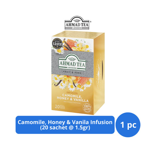 Ahmad Tea Camomile, Honey & Vanilla Infusion 20s @ 1,5gr