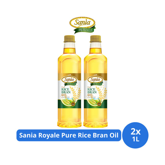 Sania Royale Pure Rice Bran Oil 1L x 2 pcs