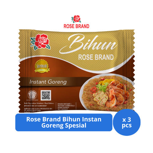 Rose Brand Bihun Instan Goreng Spesial 60gr x 3 pcs