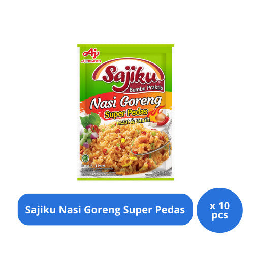 Sajiku Nasi Goreng Super Pedas 20 gr x 10 pcs