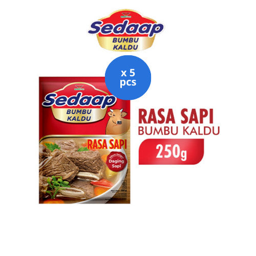Sedaap Bumbu Kaldu Sapi 250 gr x 5 pcs