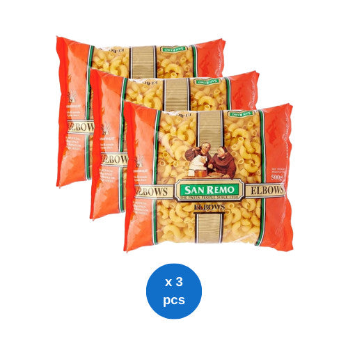 San Remo Pasta Elbow 500 gr x 3 pcs