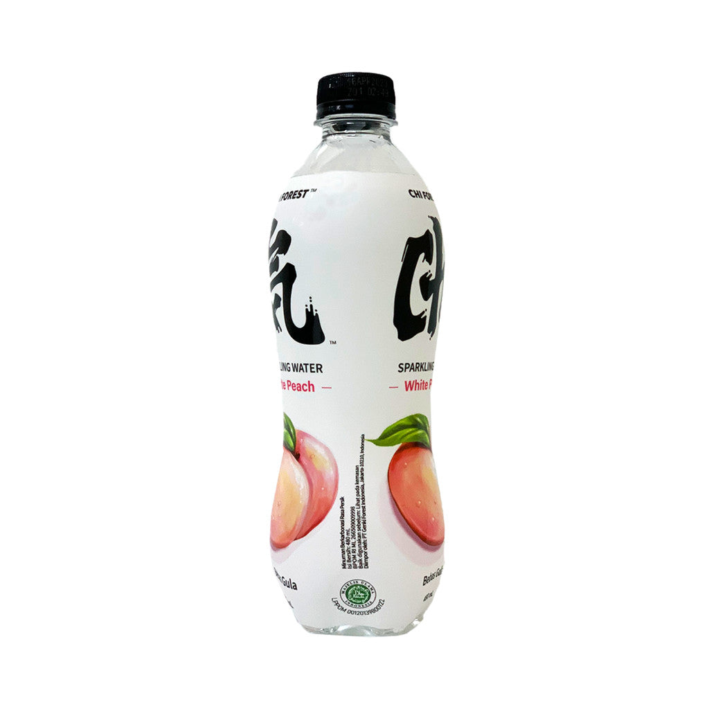 Chi Forest Sparkling Water White Peach 480ml x 5 pcs