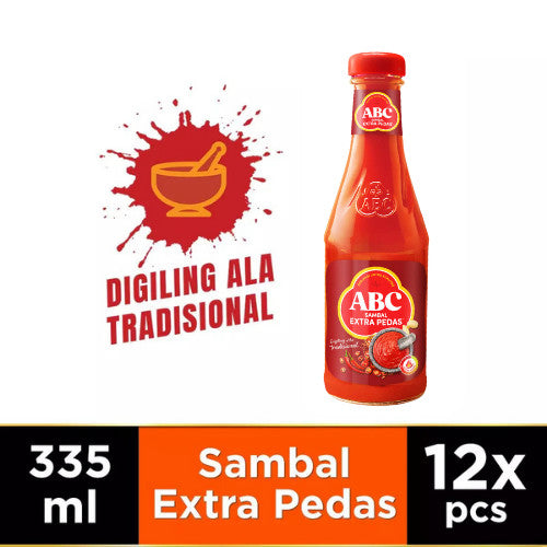 ABC Sambal Extra Pedas 12 x 335 mL