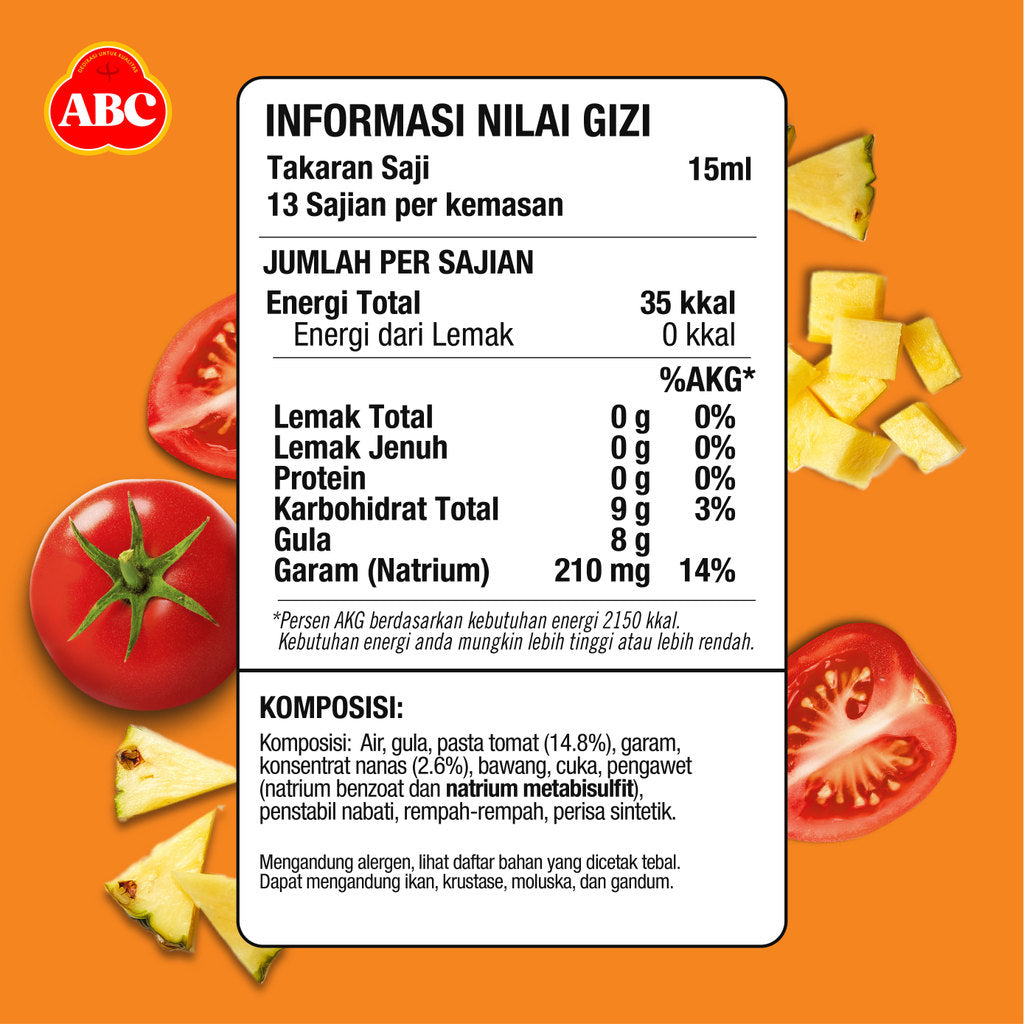 ABC Kecap Manis 600g + Saus Asam Manis 195ml