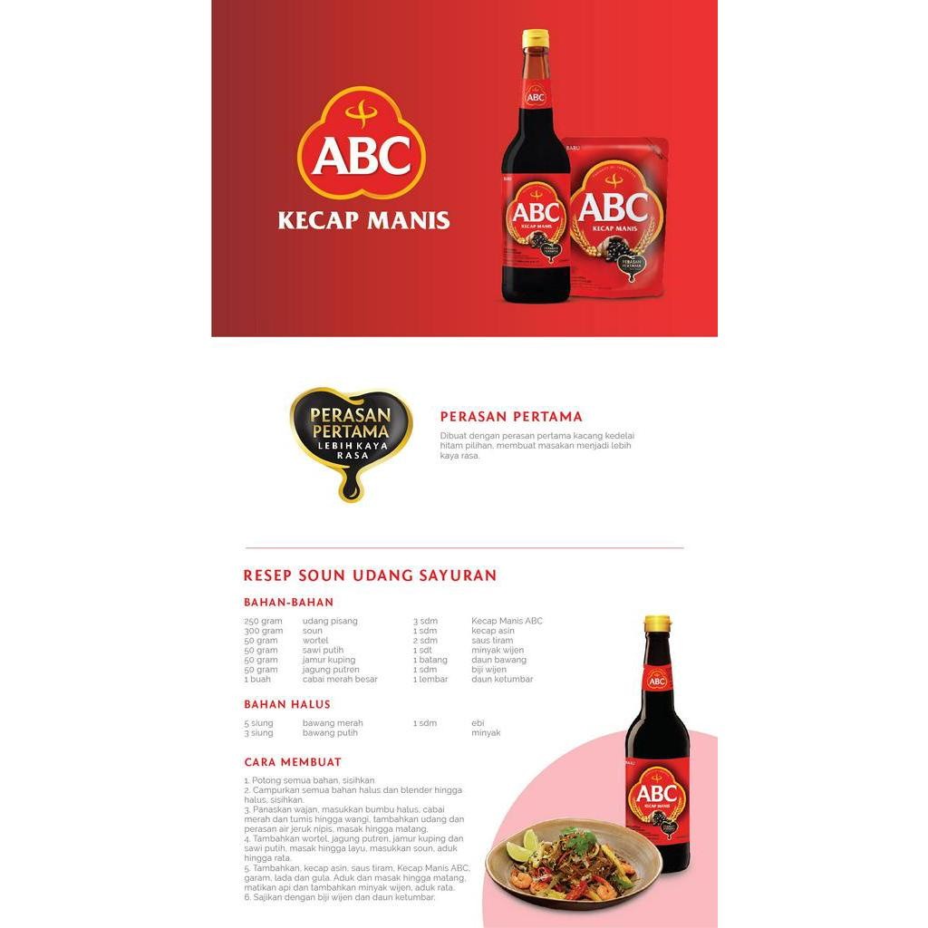 ABC Kecap Manis 600 gr + Kecap Inggris 195 gr