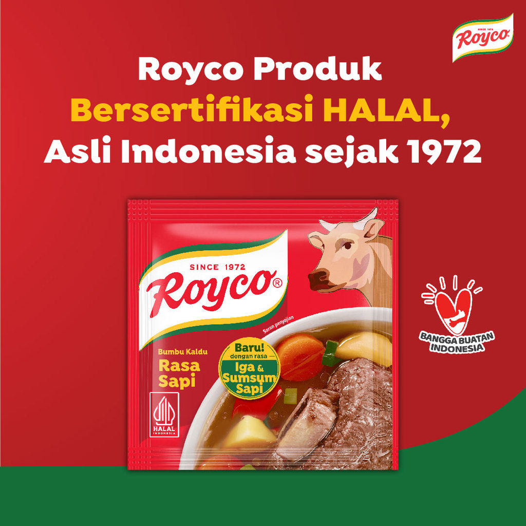 Royco Penyedap Bumbu Kaldu Sapi 94G x3