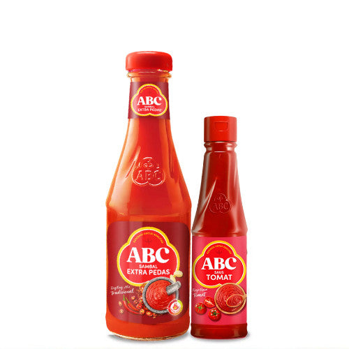ABC Sambal Extra Pedas 335 mL & ABC Saus Tomat 135 mL