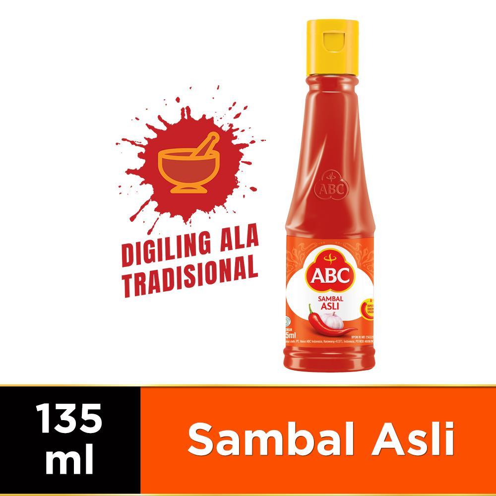 ABC Sambal Asli 275 ml + Saus Tomat 335 ml + Sarden Saus Cabai 155 g - ABC Paket Mini 2