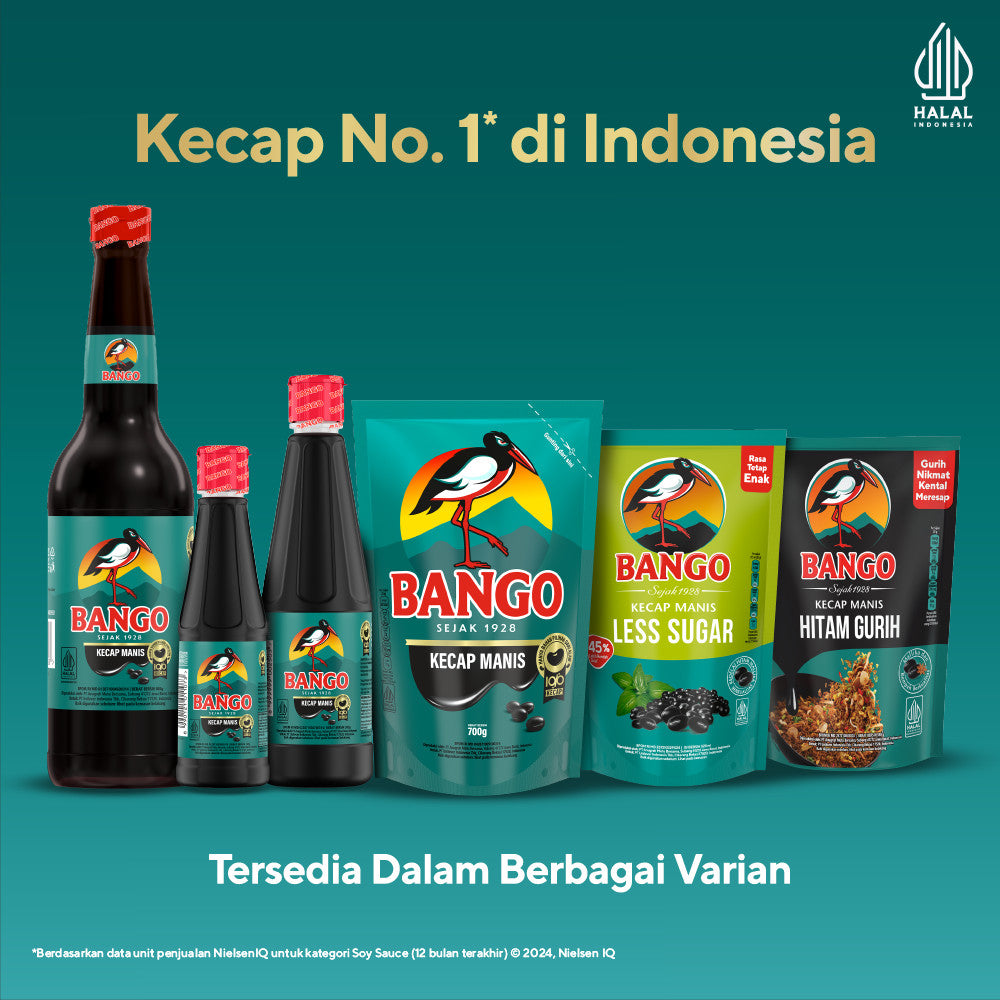 Bango Kecap Manis Botol 385G x6