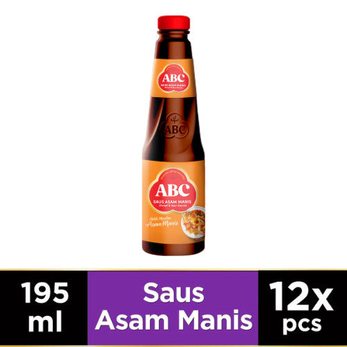 ABC Saus Asam Manis 195 ml - Multipack 12 pcs