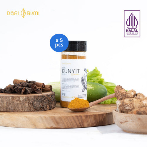 Bumbu Kunyit Bubuk 50 gr Dari Bumi x 5 pcs
