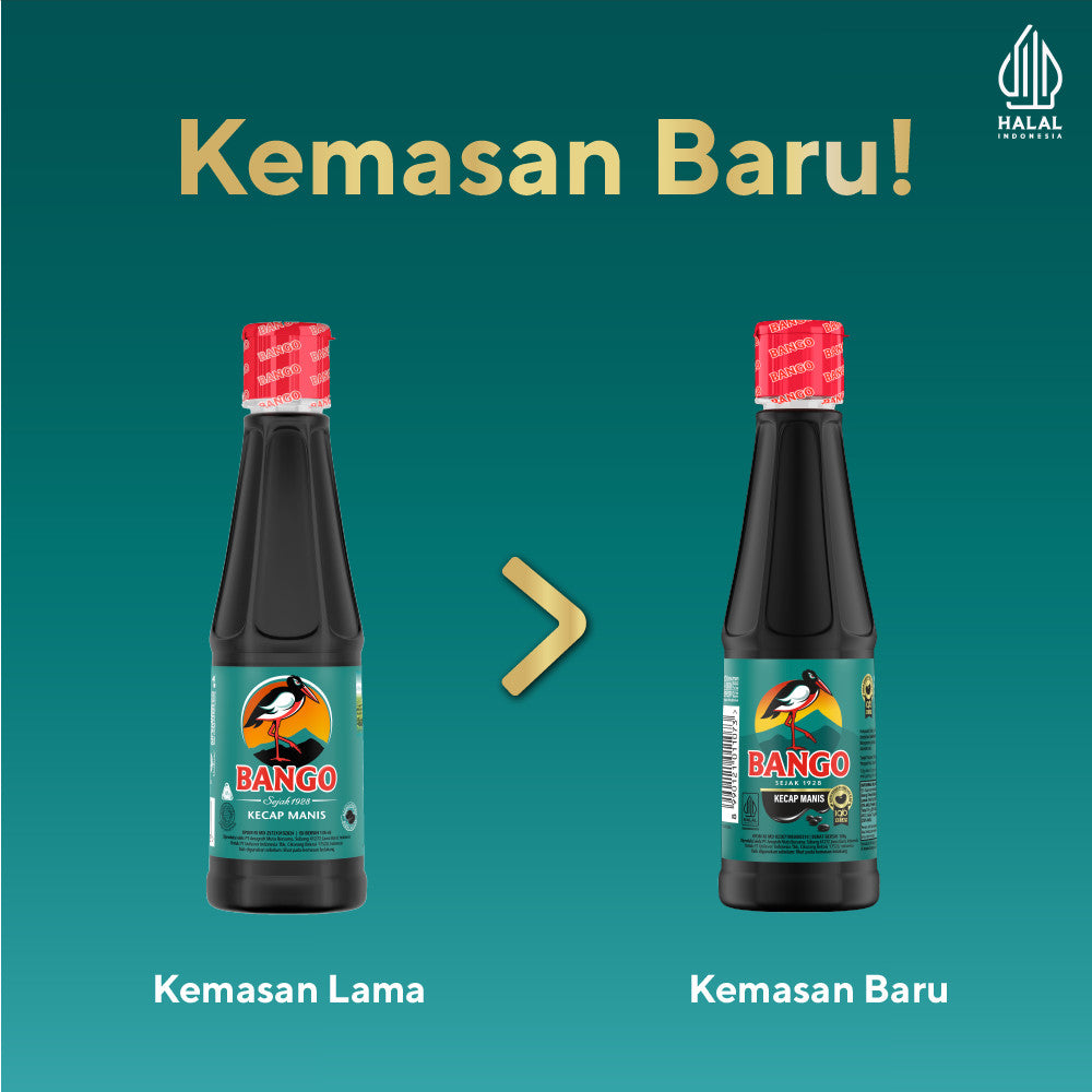Bango Kecap Manis Botol 385G x6