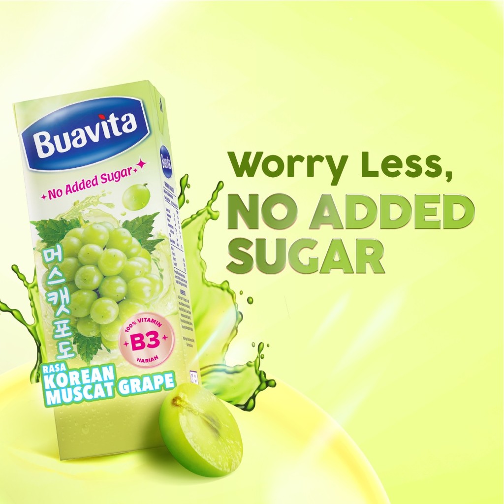 BUAVITA KOREAN MUSCAT GRAPE 245ML x6