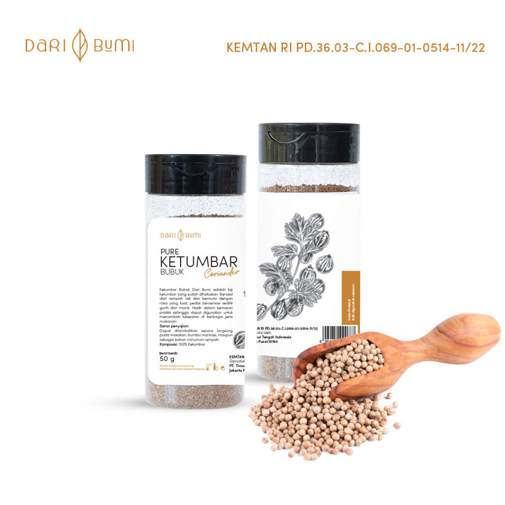 Bumbu Ketumbar Bubuk 50 g Dari Bumi x 3 pcs