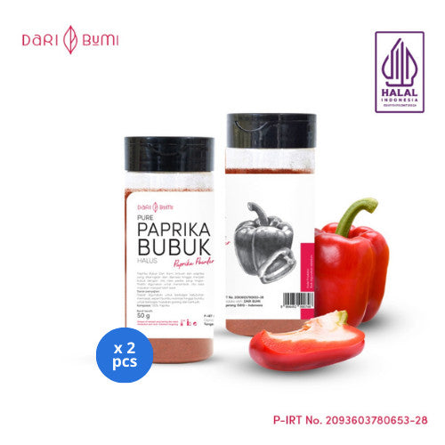 Bumbu Paprika Bubuk 50 g Dari Bumi x 2 pcs
