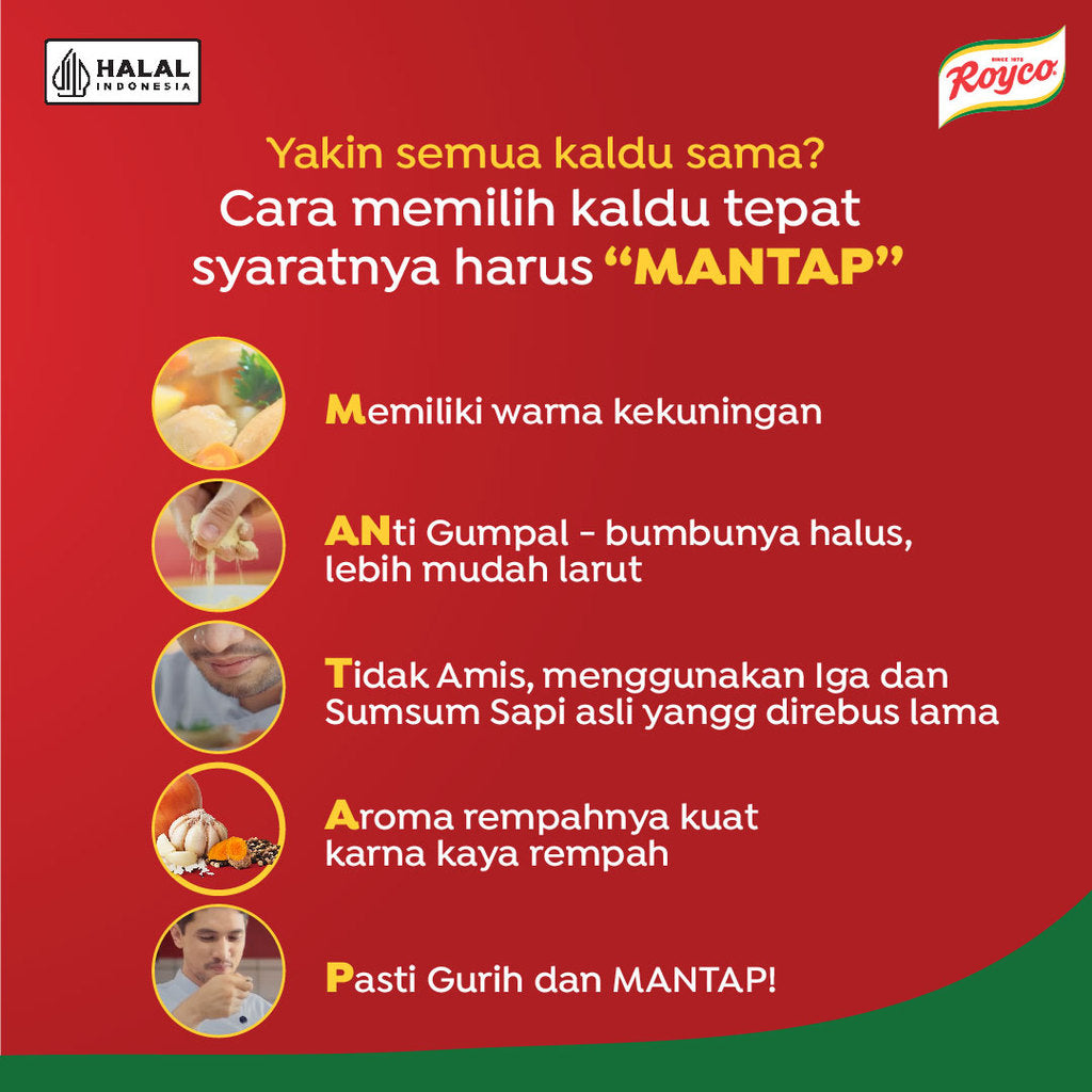 Royco Penyedap Bumbu Kaldu Sapi 94G x36