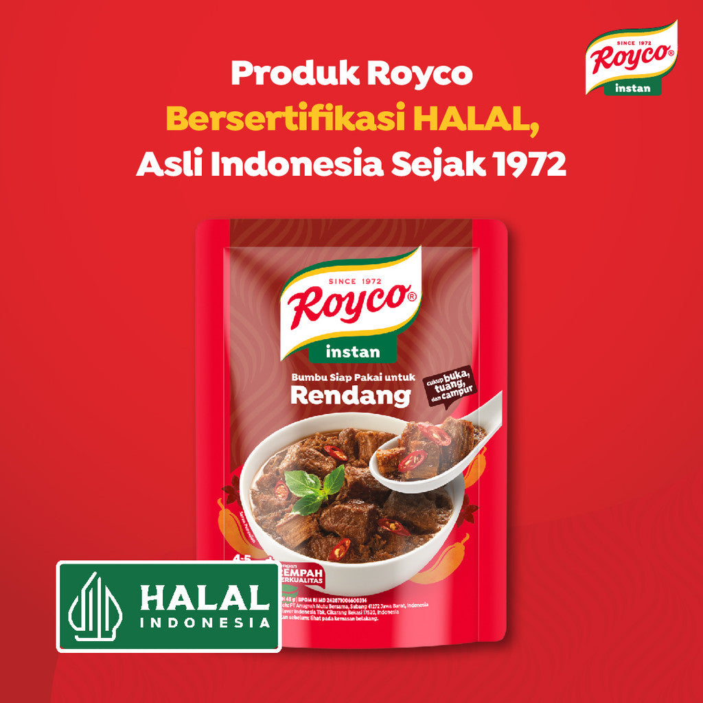 ROYCO BUMBU SIAP PAKAI RENDANG 4X45 G