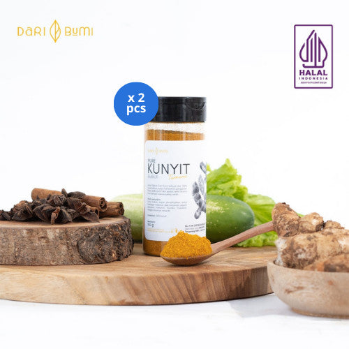 Bumbu Kunyit Bubuk 50 gr Dari Bumi x 2 pcs