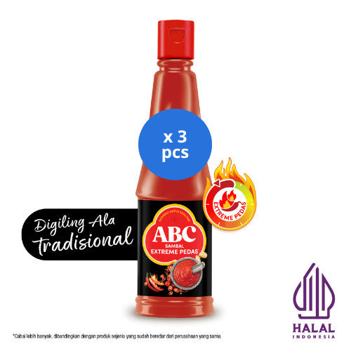 ABC SAMBAL EXTREME PEDAS 270 ML x 3 pcs