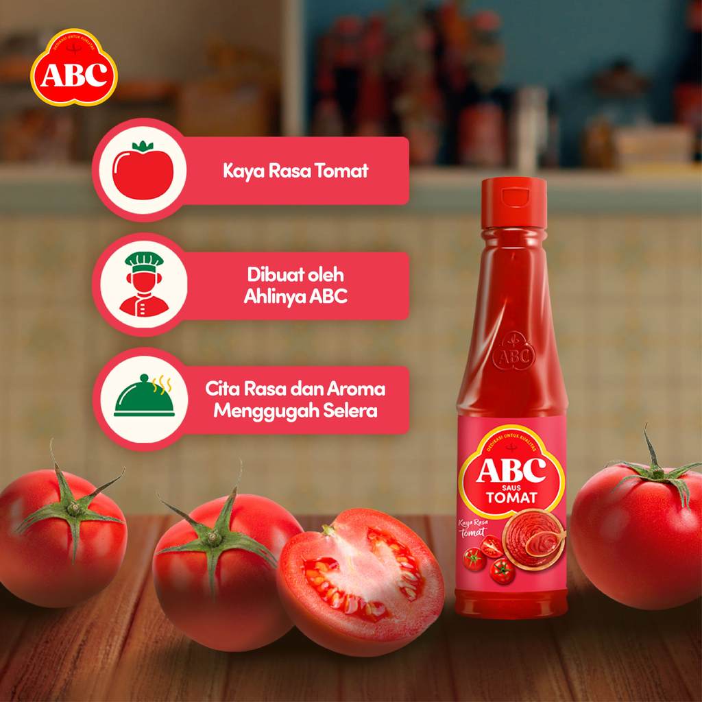 ABC Saus Tomat  24 x 135 mL
