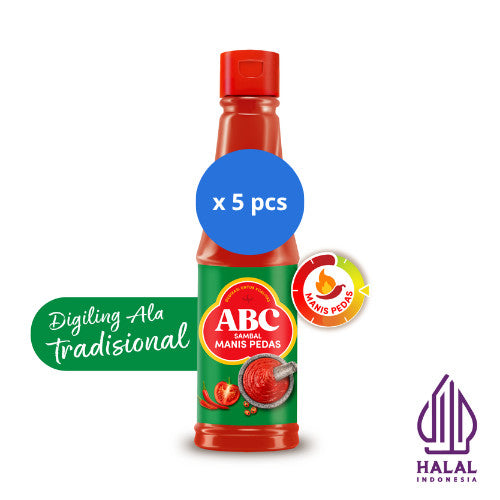 ABC Sambal Manis Pedas 130 ml x 5 pcs