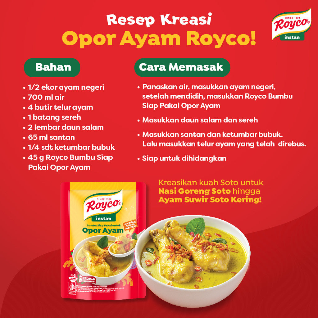ROYCO BUMBU SIAP PAKAI OPOR 4X45 G