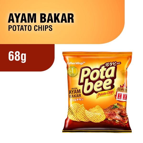 Potabee Keripik Kentang Ayam Bakar 65 gr x2