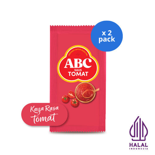 ABC Saus Tomat Sachet 22 x 8 gr - Twinpack