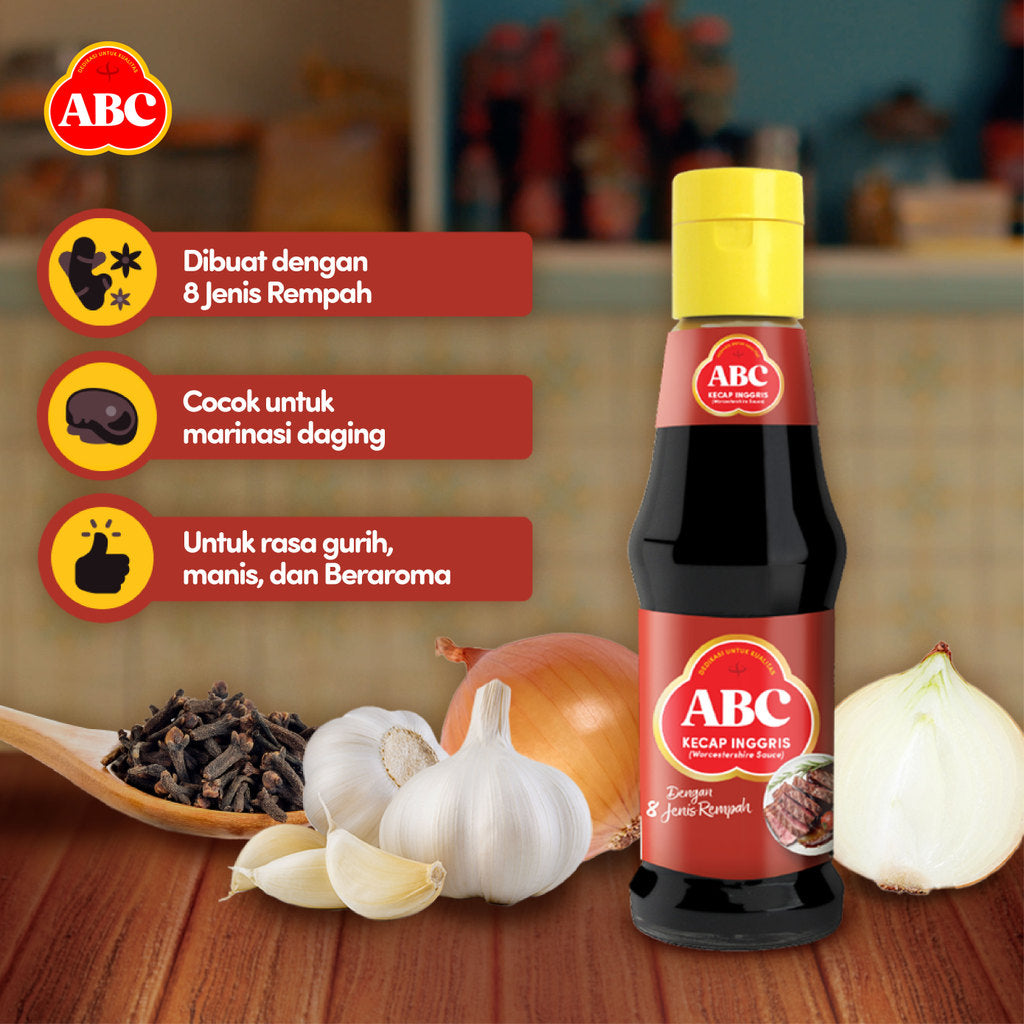 ABC Kecap Inggris 195 ml - Multipack 12 pcs