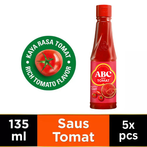 ABC Saus Tomat 135 mL x 5 pcs