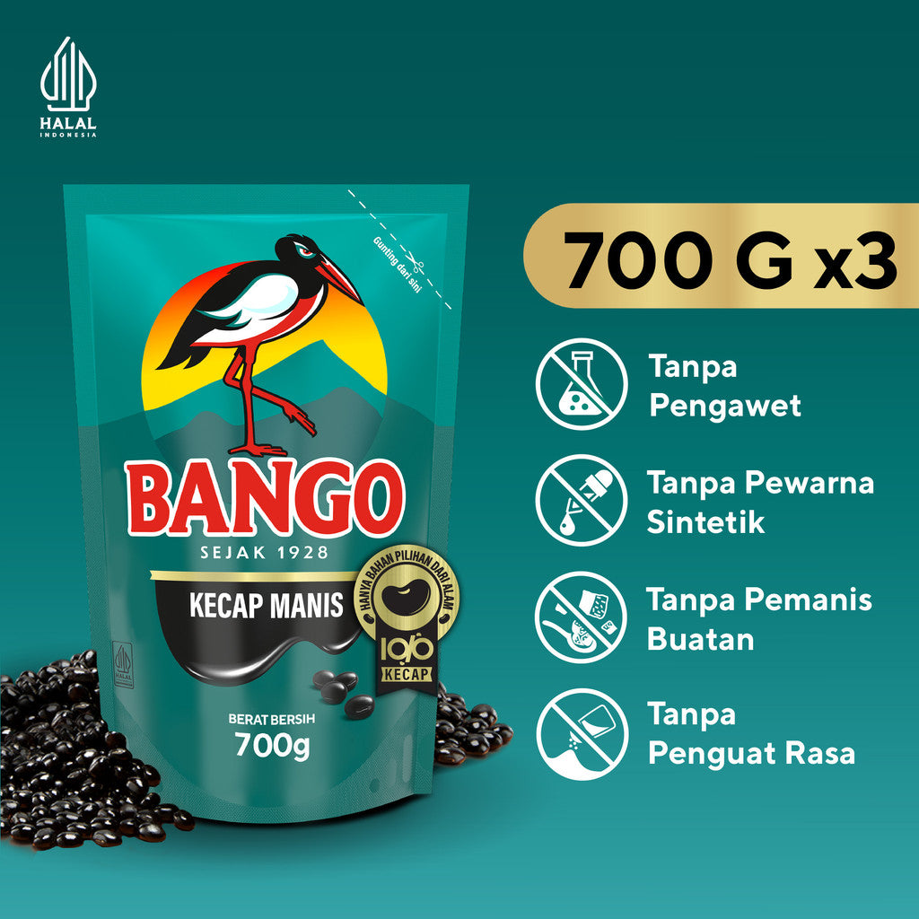 BANGO KECAP MANIS 700G X3