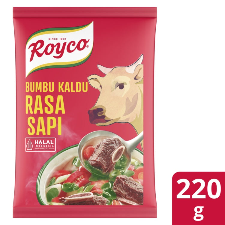 Royco Bumbu Penyedap Makanan Rasa Kaldu Sapi 220 gr