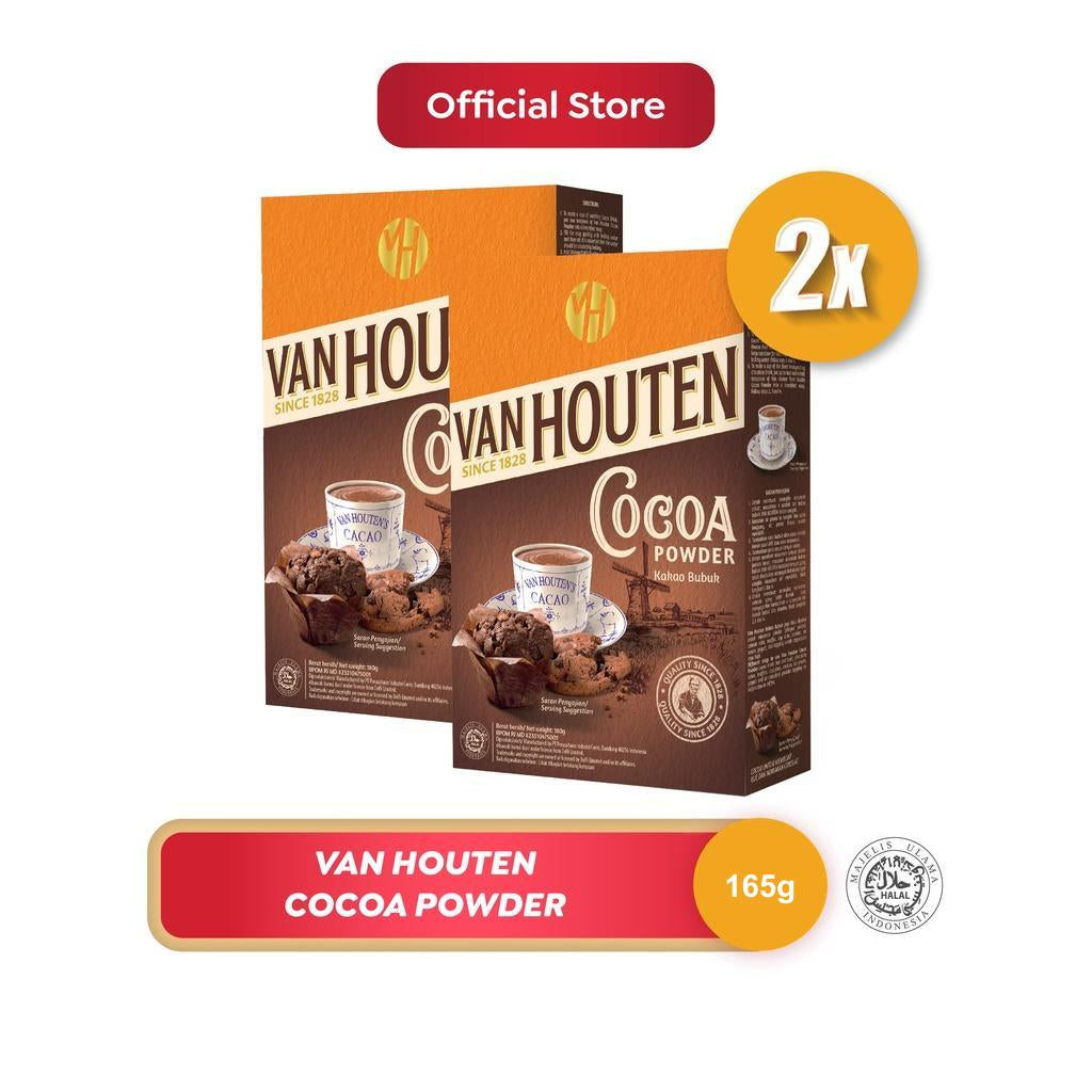Van houten Cocoa Powder 2 x 165 gr