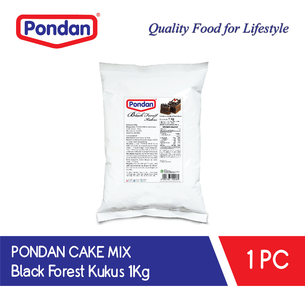 Pondan Black Forest Kukus Tepung Premiks 1 kg