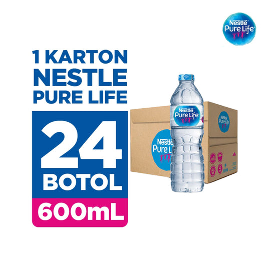 Air Mineral Nestle Pure Life 600ml x 24 pcs